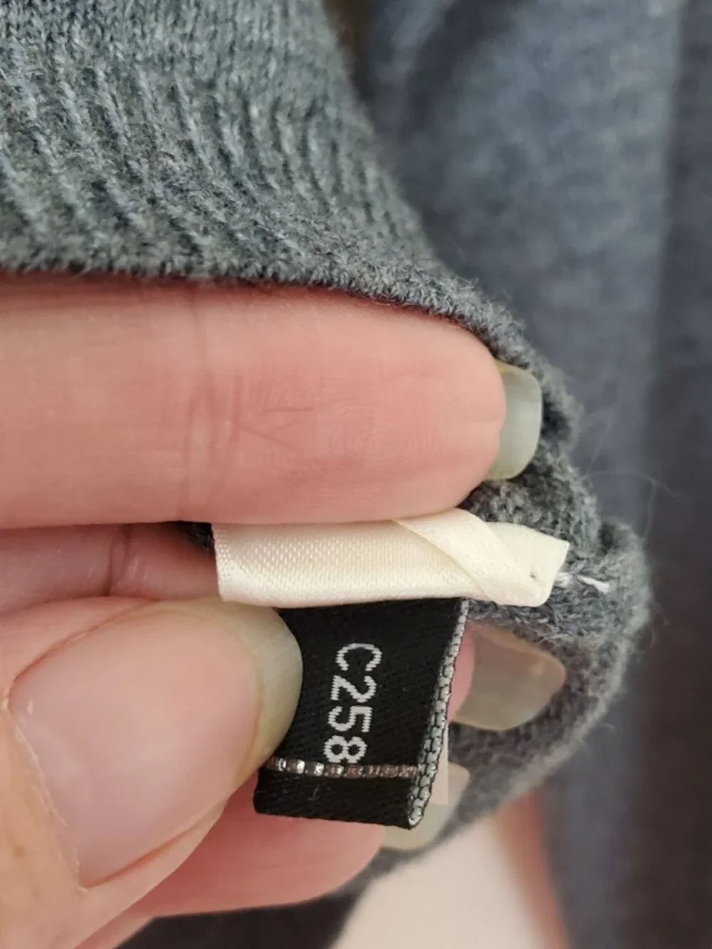 Kate Spade Carine gray wool cashmere blend button front cardigan